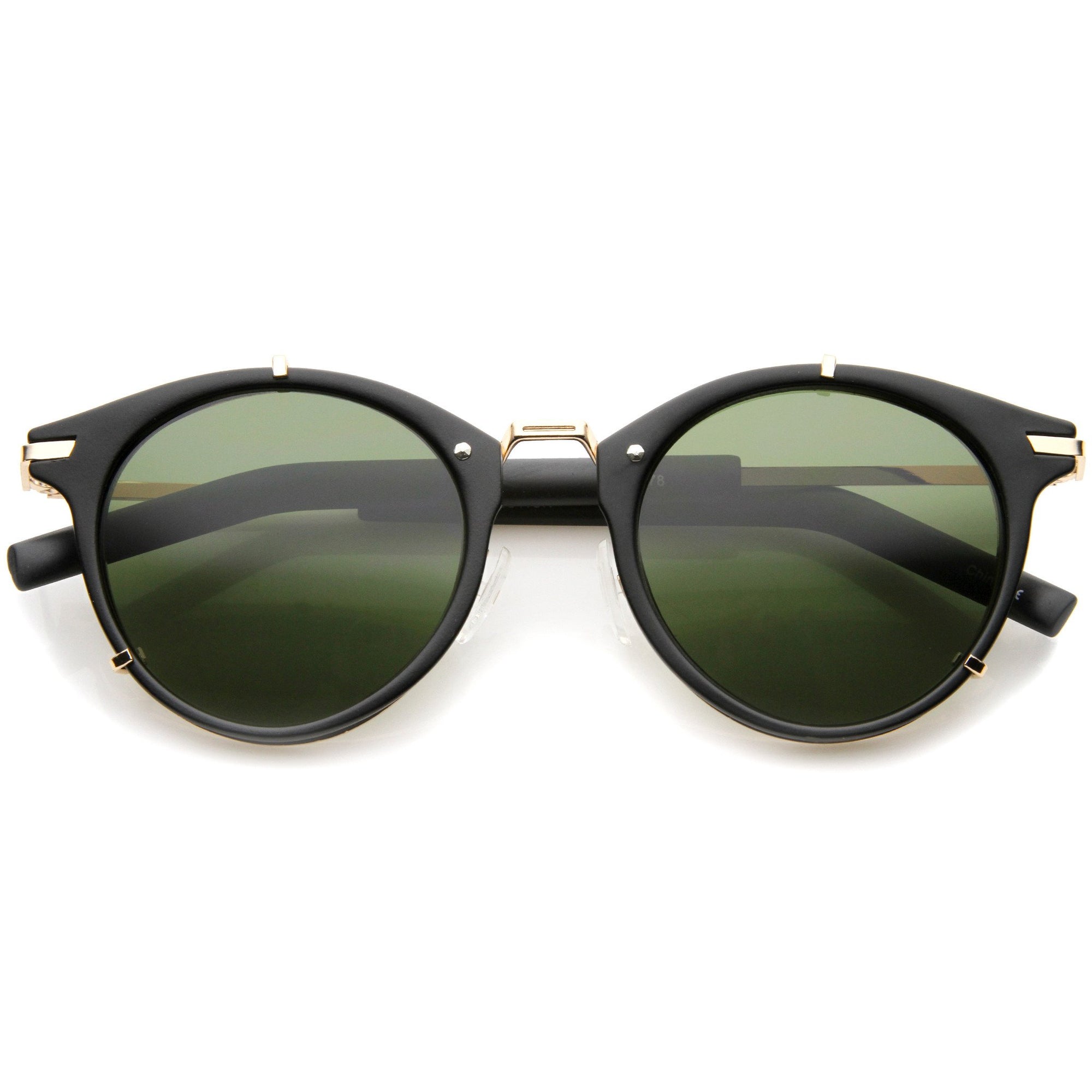 Matte Black Gold Green