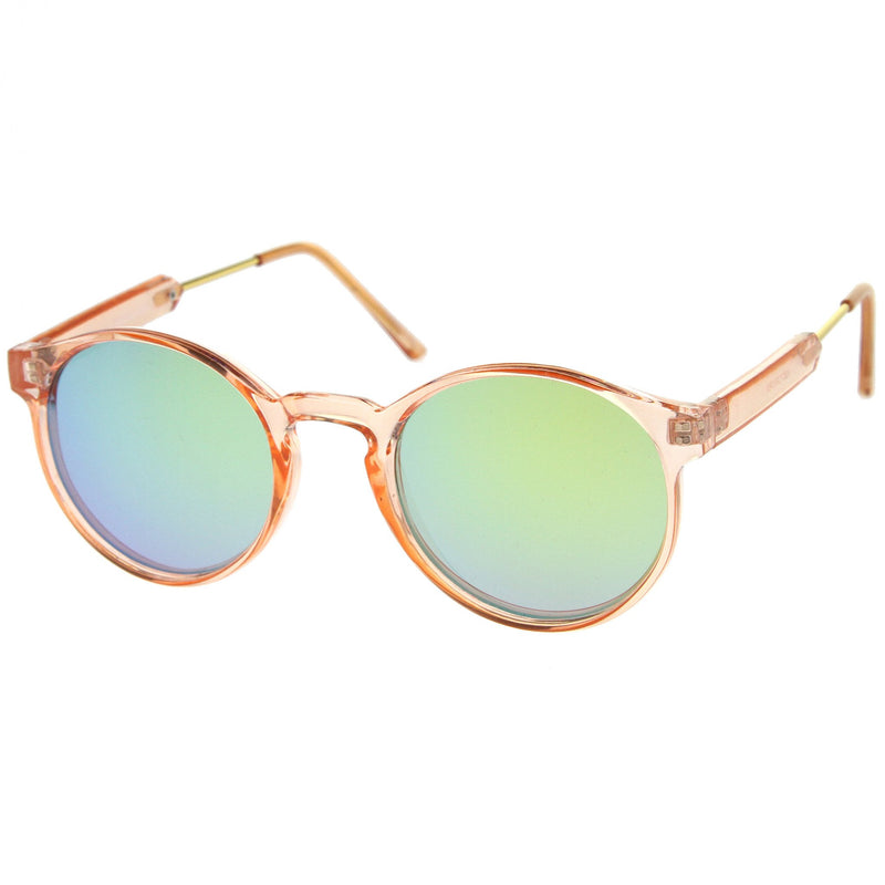 Peach Gold Green Mirror