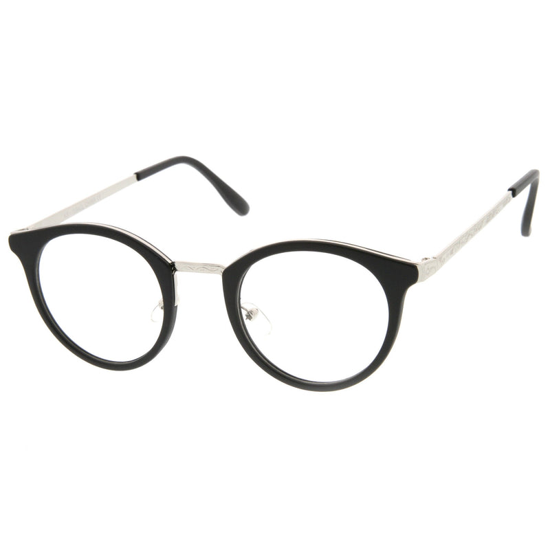 Matte Black Silver Clear