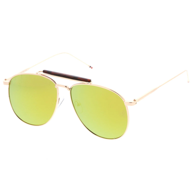 Gold Tortoise Yellow Mirror