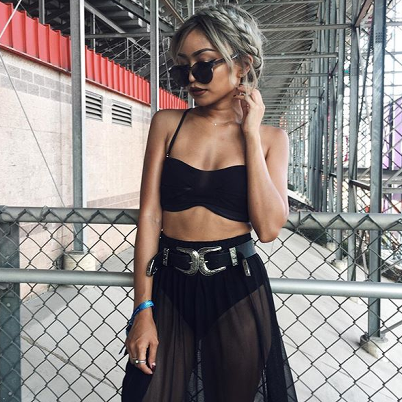 Gafas de sol con lentes de tono de color de PC sin montura monobloque A555