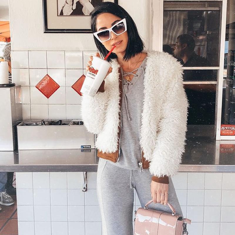 High Pointed Retro Womens Fashion Sunglasses 8449