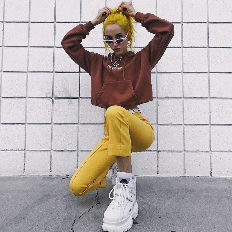 Gafas de sol estilo ojo de gato ovaladas ultrafinas y poco profundas retro de los años 90 C575