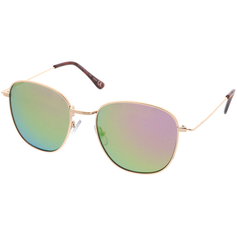 Gold Magenta Green Mirror