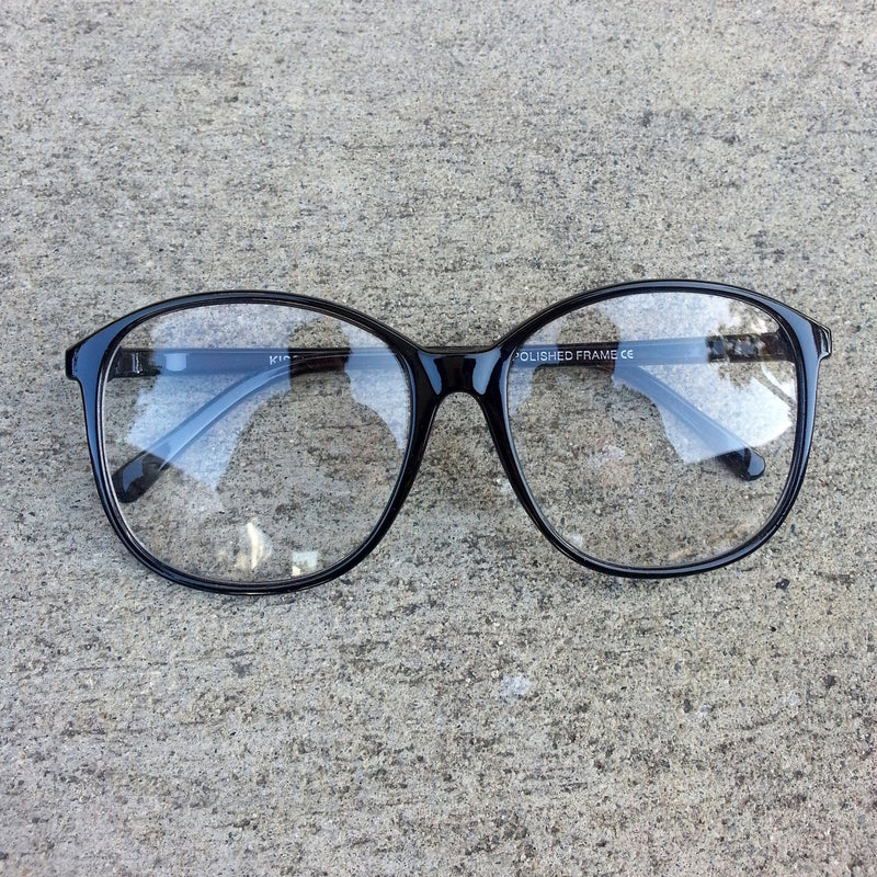Deadstock Hipster Oversize Clear Lens Fashion Glasses