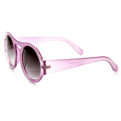 Womens Fashion Colorful Retro Round Sunglasses 8848