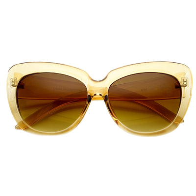 Oversize Womens Designer Cateye Fashion Sunglasses 9163