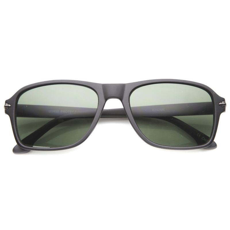 Gafas de sol de moda con montura rectangular europea para hombre 9875