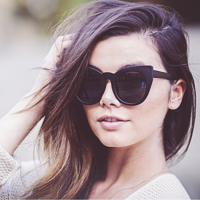 Gafas de sol estilo ojo de gato extragrandes estilo retro de los años 60 para mujer