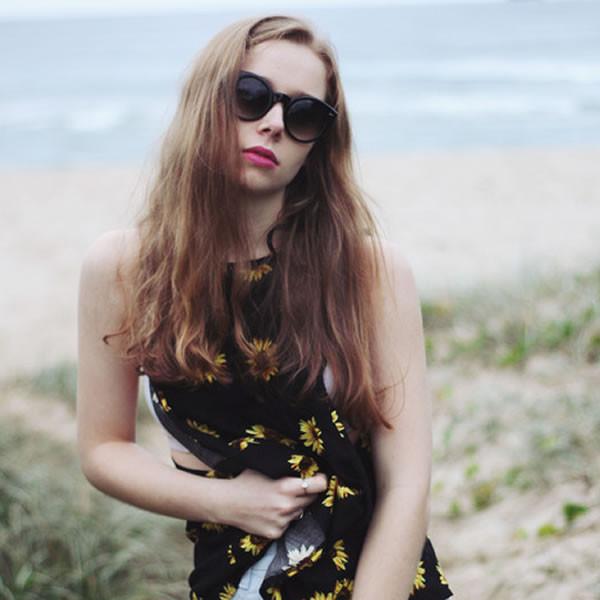 Gafas de sol redondas de círculo retro de ojo de gato moderno de moda para mujer 8297