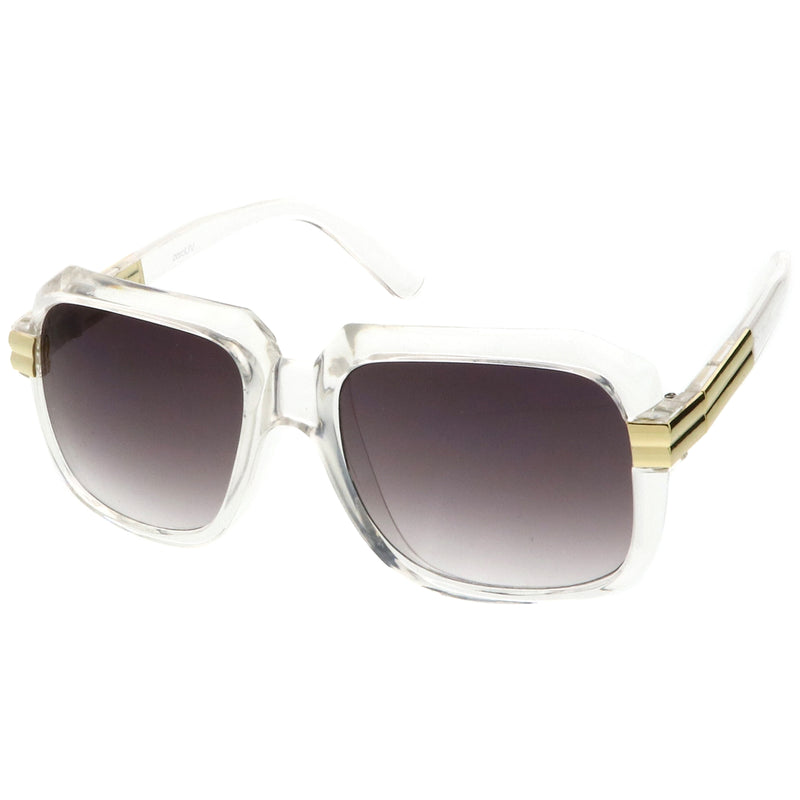 Retro Hip Hop Fashion Square Aviator Sunglasses 8148