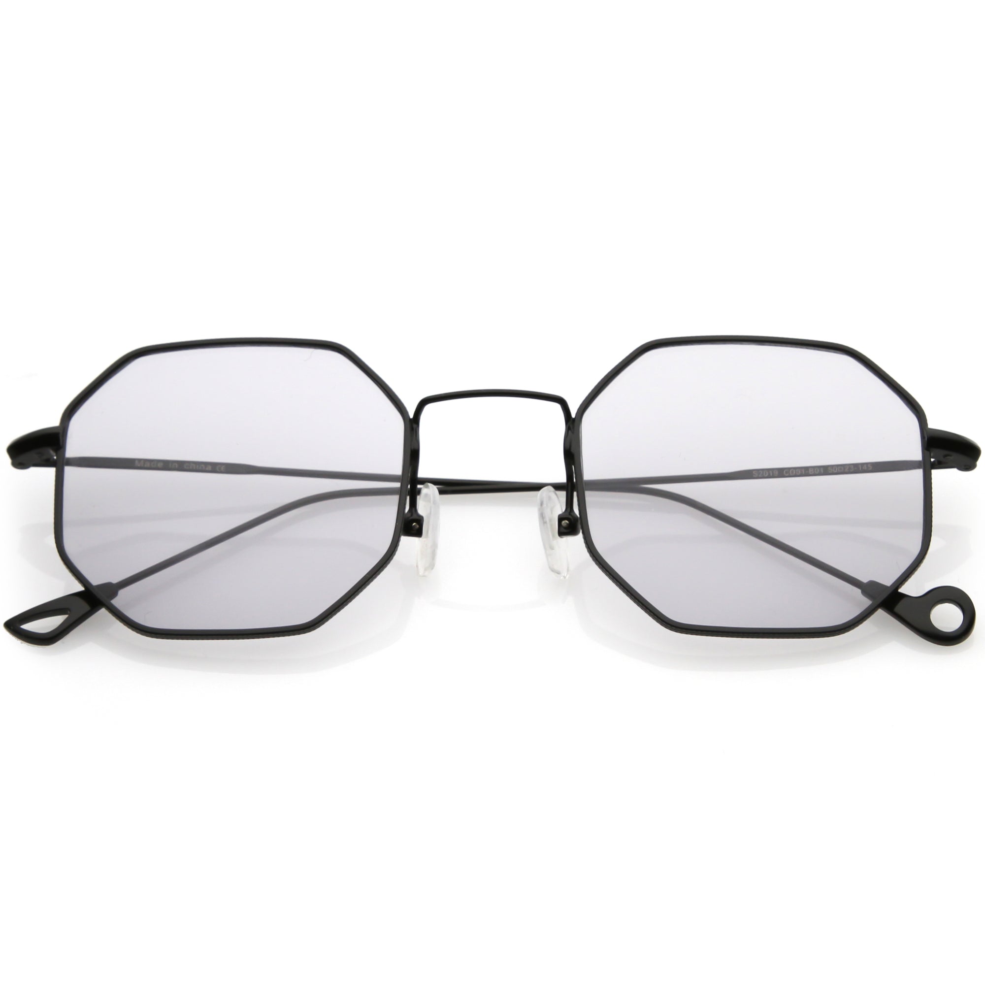 Premium Retro Small Octagon Color Tone Lens Sunglasses C493