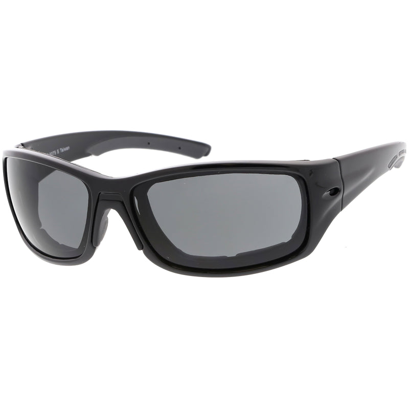 Gafas de seguridad para motocicleta TR-90 acolchadas con espuma de alto rendimiento C806