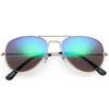 Kids Classy Mirrored Lens Metal Aviator Sunglasses D140