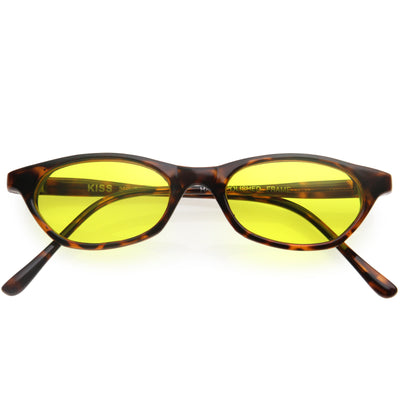 Kids Oval Shaped Retro Inspired Color Tinted Sunglasses D203