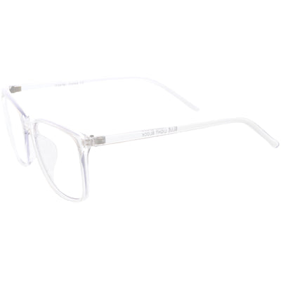 Retro Blue Light Square Anti Eye Strain Computer Glasses D282