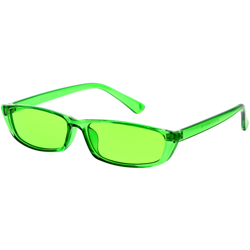 Gafas de sol cuadradas micro retro de inspiración vintage de los años 90 D304