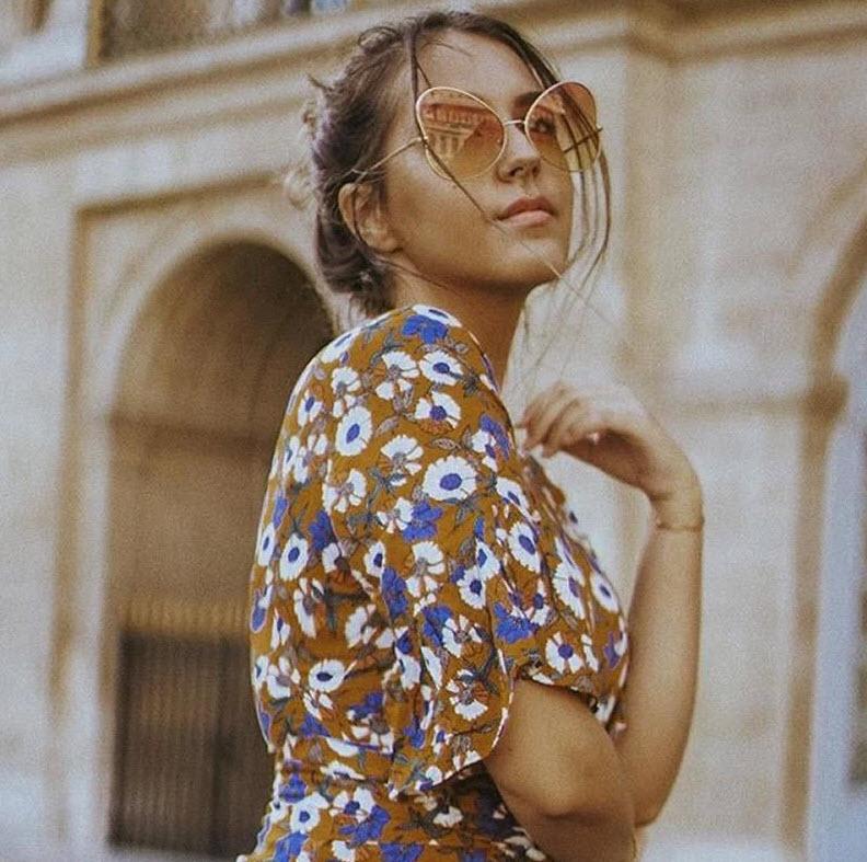 Gafas de sol de mariposa