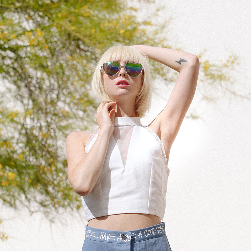 Gafas de sol de corazón