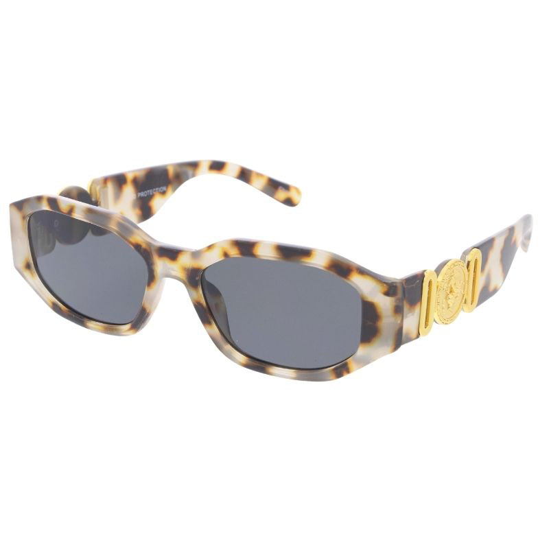 Geometric Oval Designer Fashion Sunglasses D331
