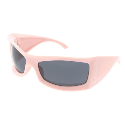 Large Wrap Around Futuristic Goggle Sunglasses D320