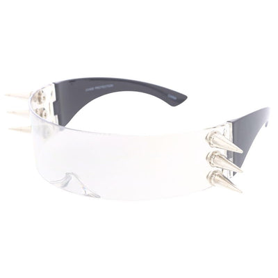 Futuristic Wrap Around Spike Sunglasses D329
