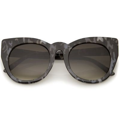 Gafas de sol estilo ojo de gato extragrandes estilo retro de los años 60 para mujer