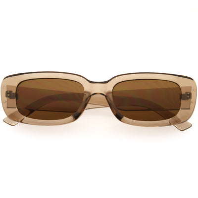 Retro Wide Vintage-Inspired Fashion Square Sunglasses D277