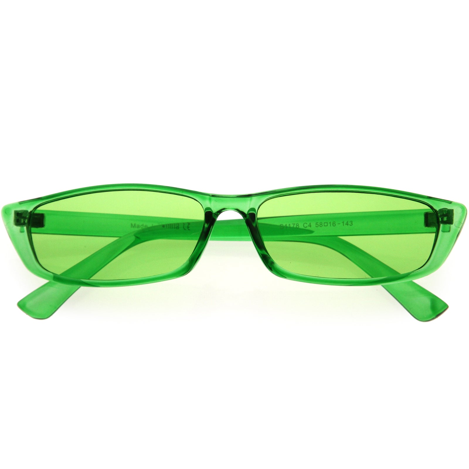 Micro Retro Vintage-Inspired 90s Square Sunglasses D304