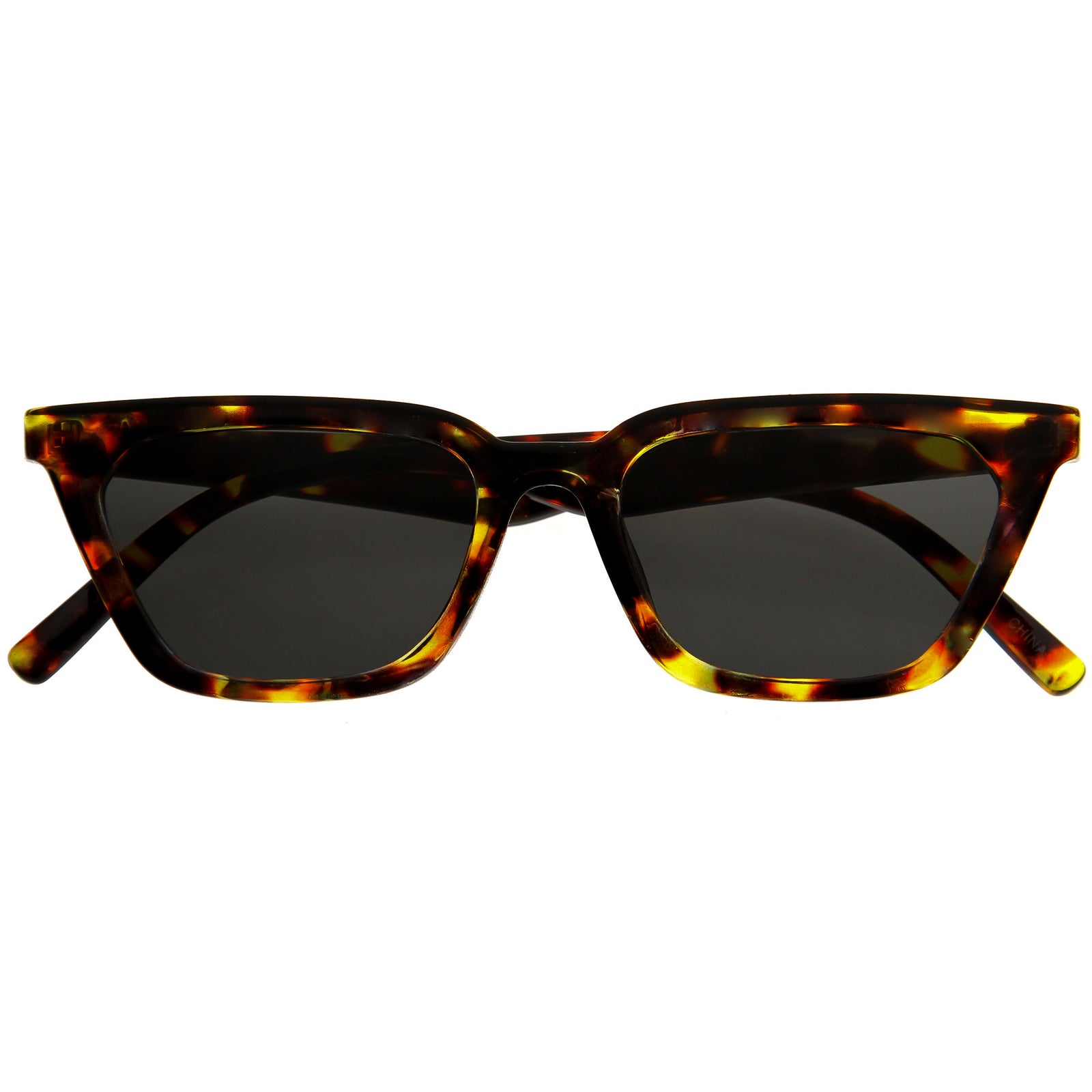 Mod Neutral Modern Contemporary Cat Eye Sunglasses D313