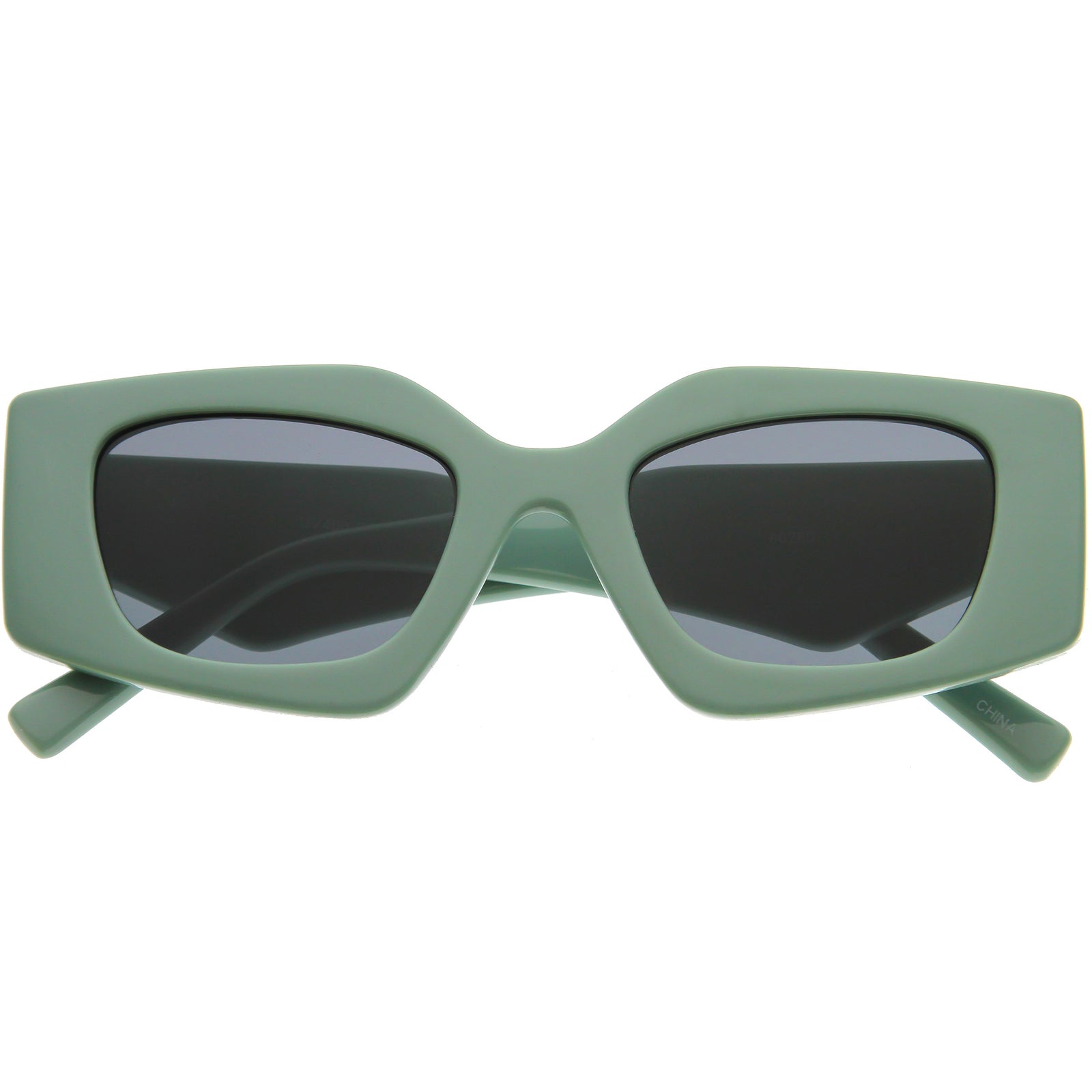 Medium Glam Chic Retro Chunky Square Sunglasses D314