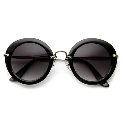 Trendy Womens Fashion Oversize Round Sunglasses 9345