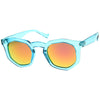 Retro Geometric Colorful Translucent Hexagon Sunglasses A248