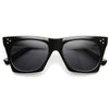 Women's Retro Modern Horned Rim Cat Eye Sunglasses 9136