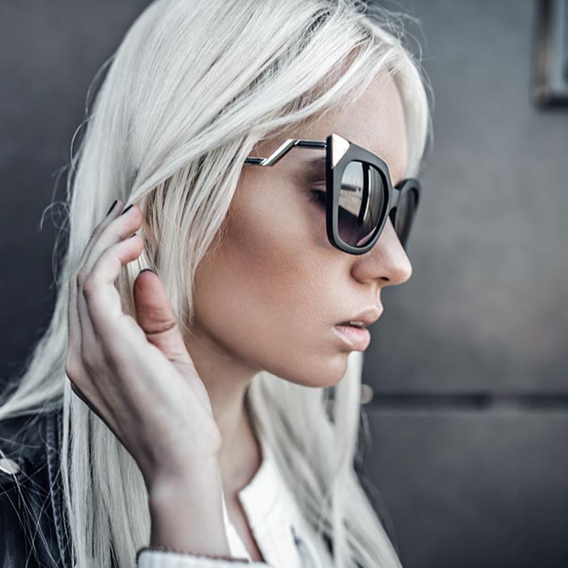 Modern Women's Hot Tip Pointed Cat Eye Sunglasses A022