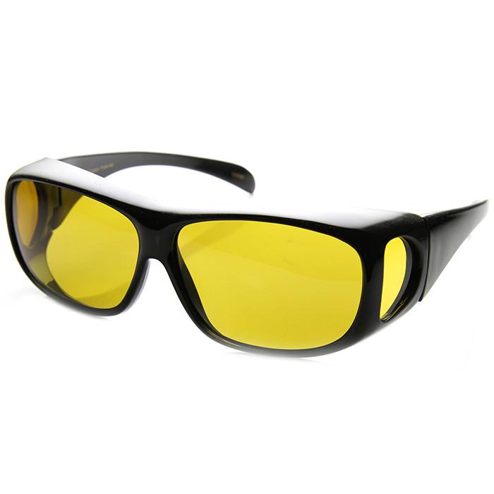 Safety Fit Over Polarized Night Driving Lens Sunglasses - zeroUV