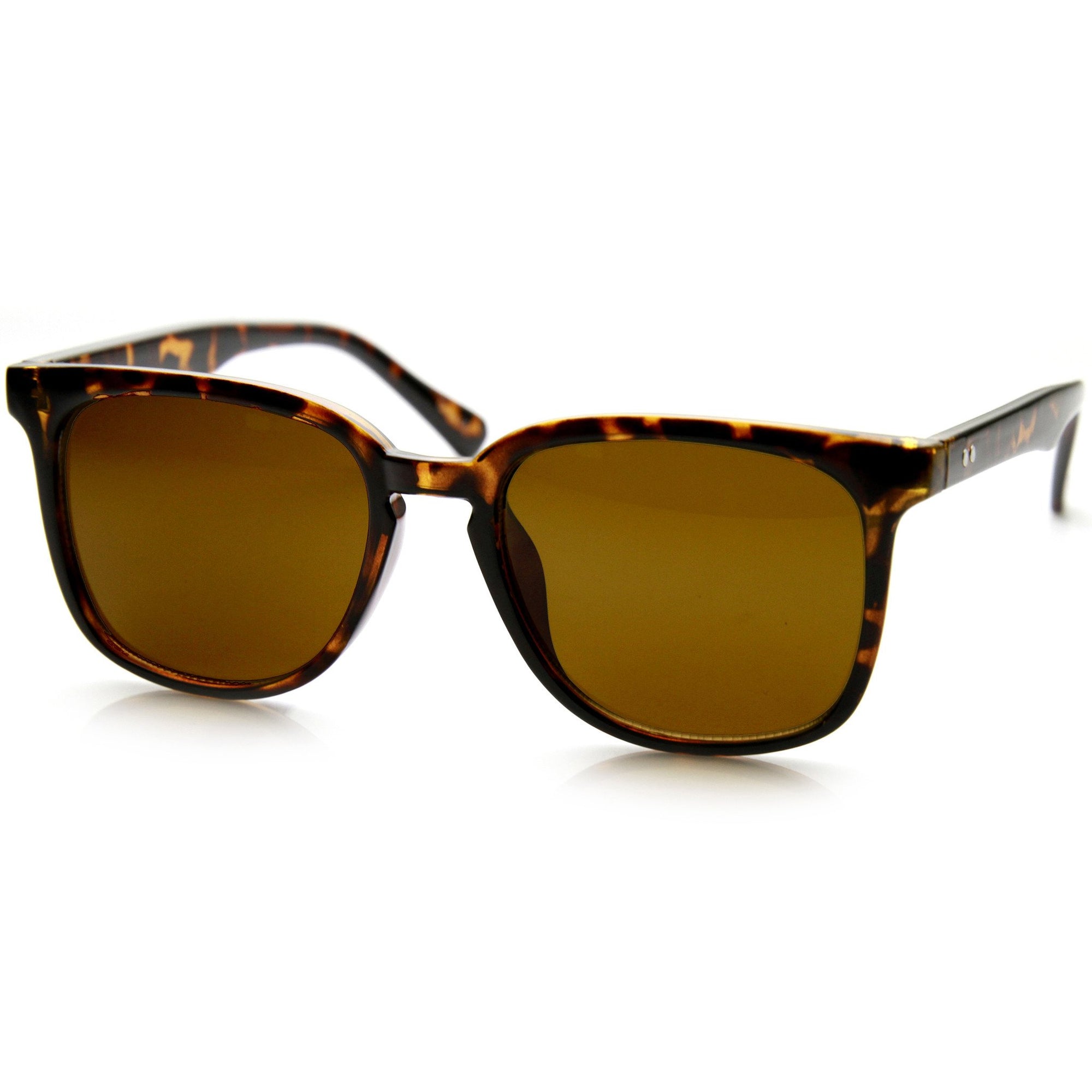 Indie Hipster Retro Dapper Horned Rim Sunglasses - zeroUV