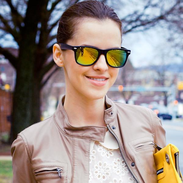 chanel yellow sunglasses