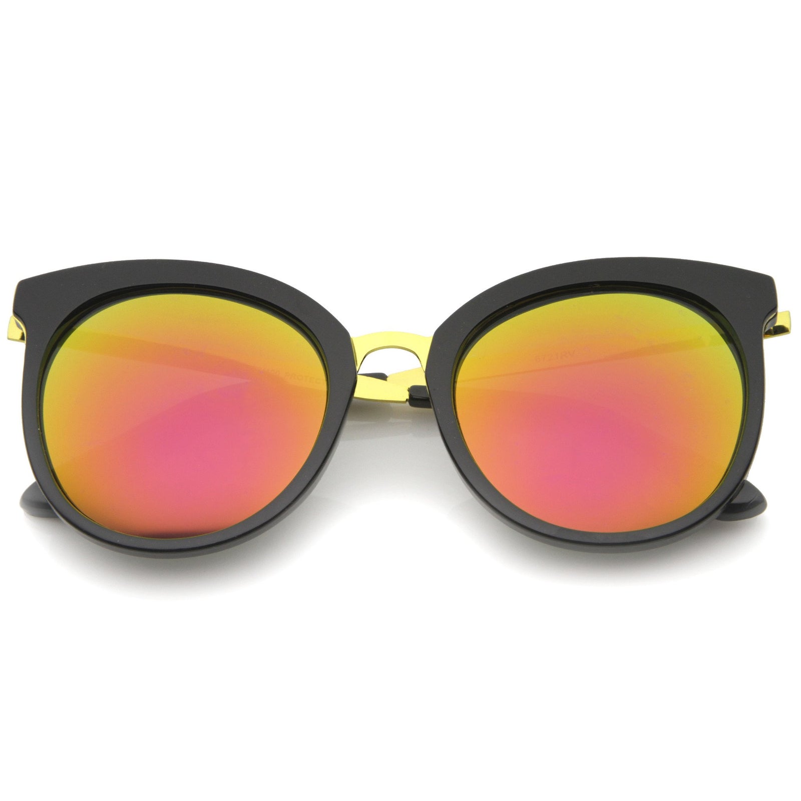 Black Gold Magenta Mirror