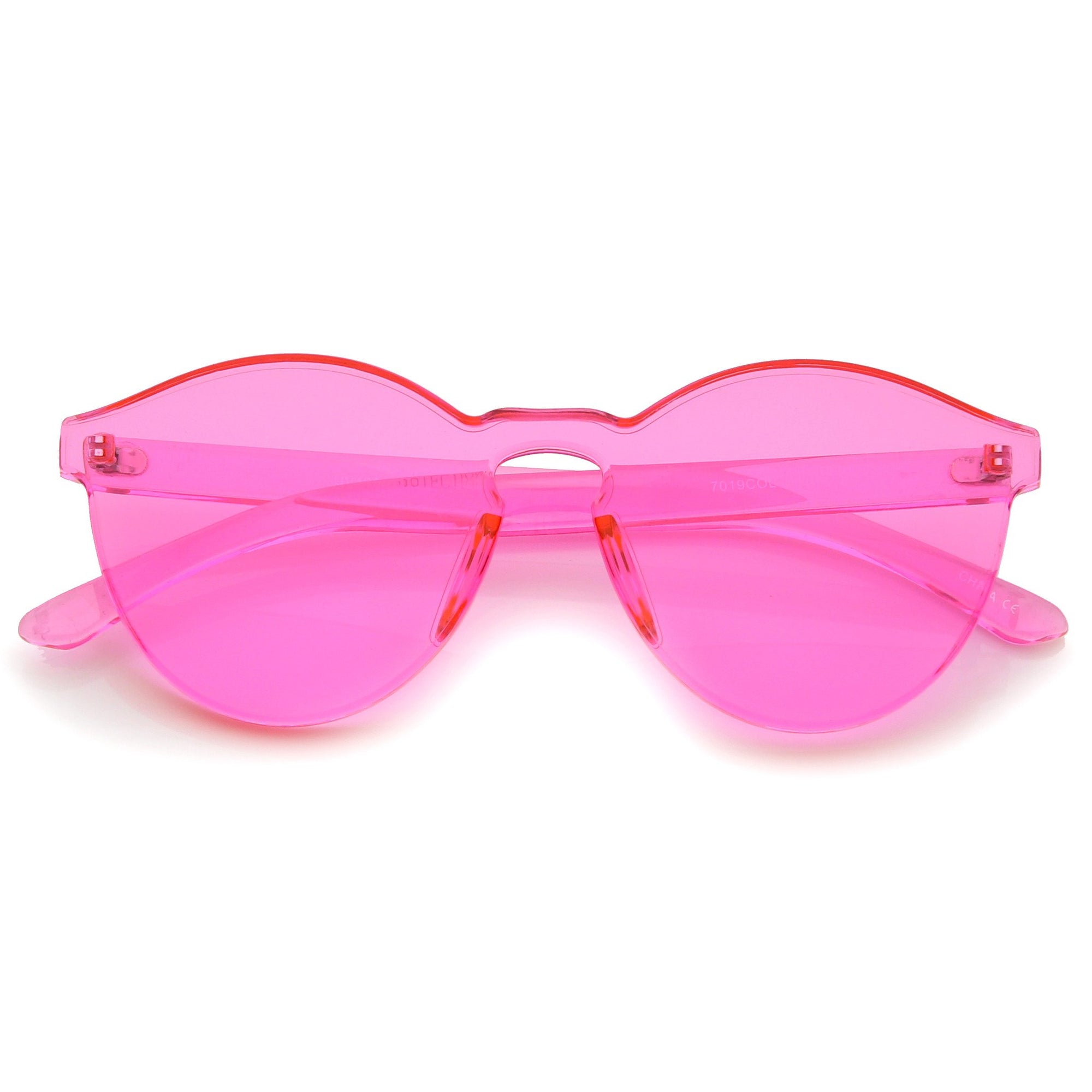 Pink Thats Hot Frameless Sunglasses