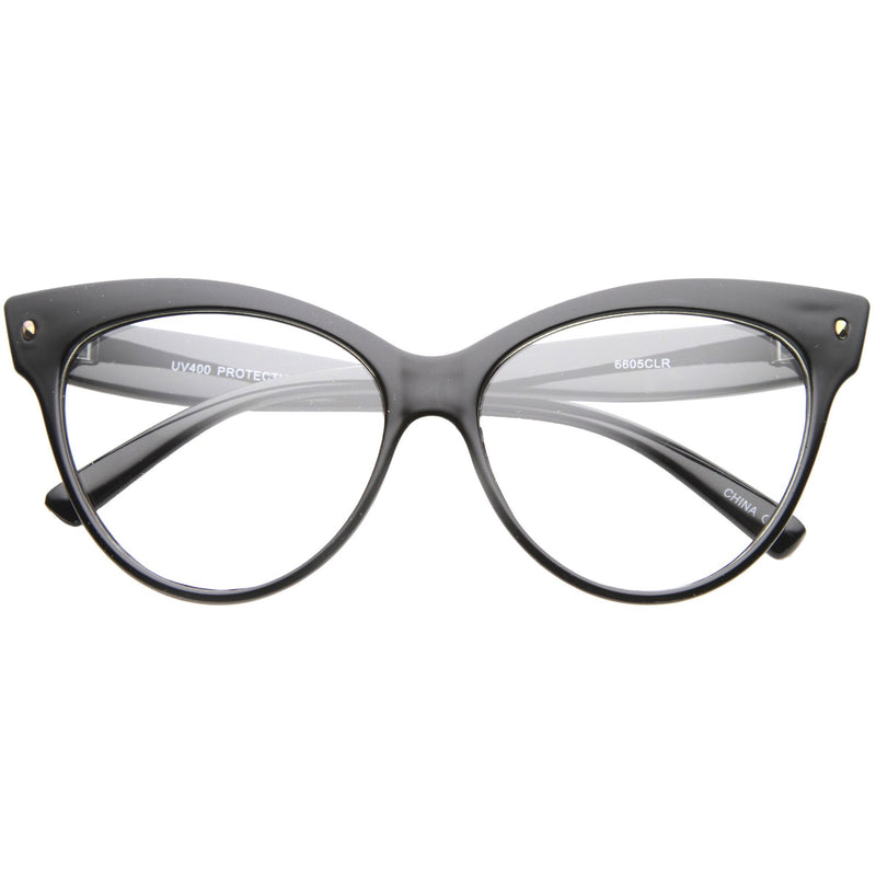 Women's Retro 1950's Cat Eye Clear Lens Glasses A099