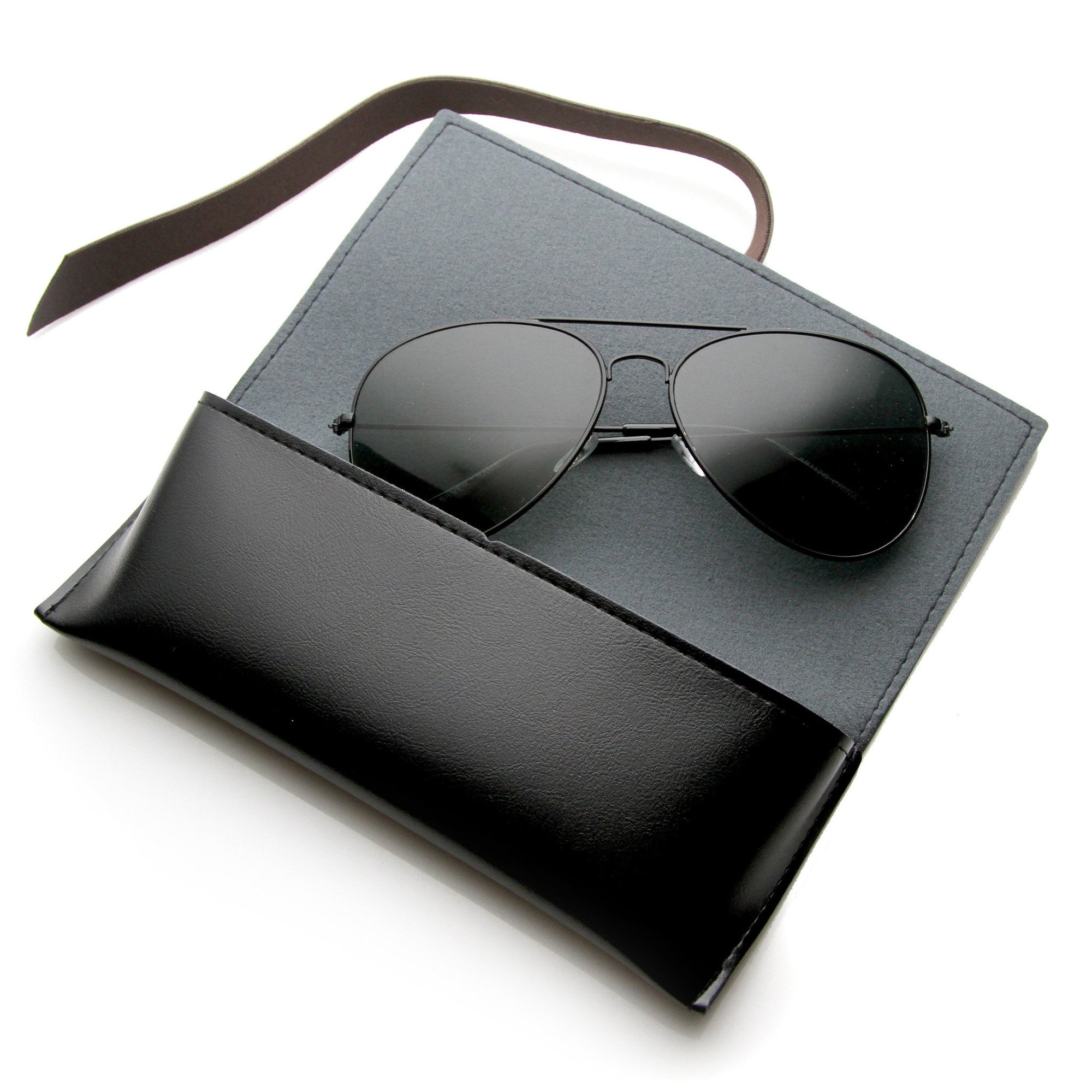Zipper Capsule Sunglasses Eyewear Case Nylon Pouch | zeroUV
