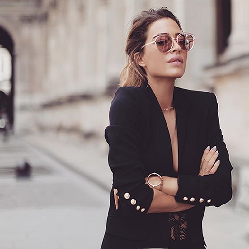 Black lens sunglasses sales womens