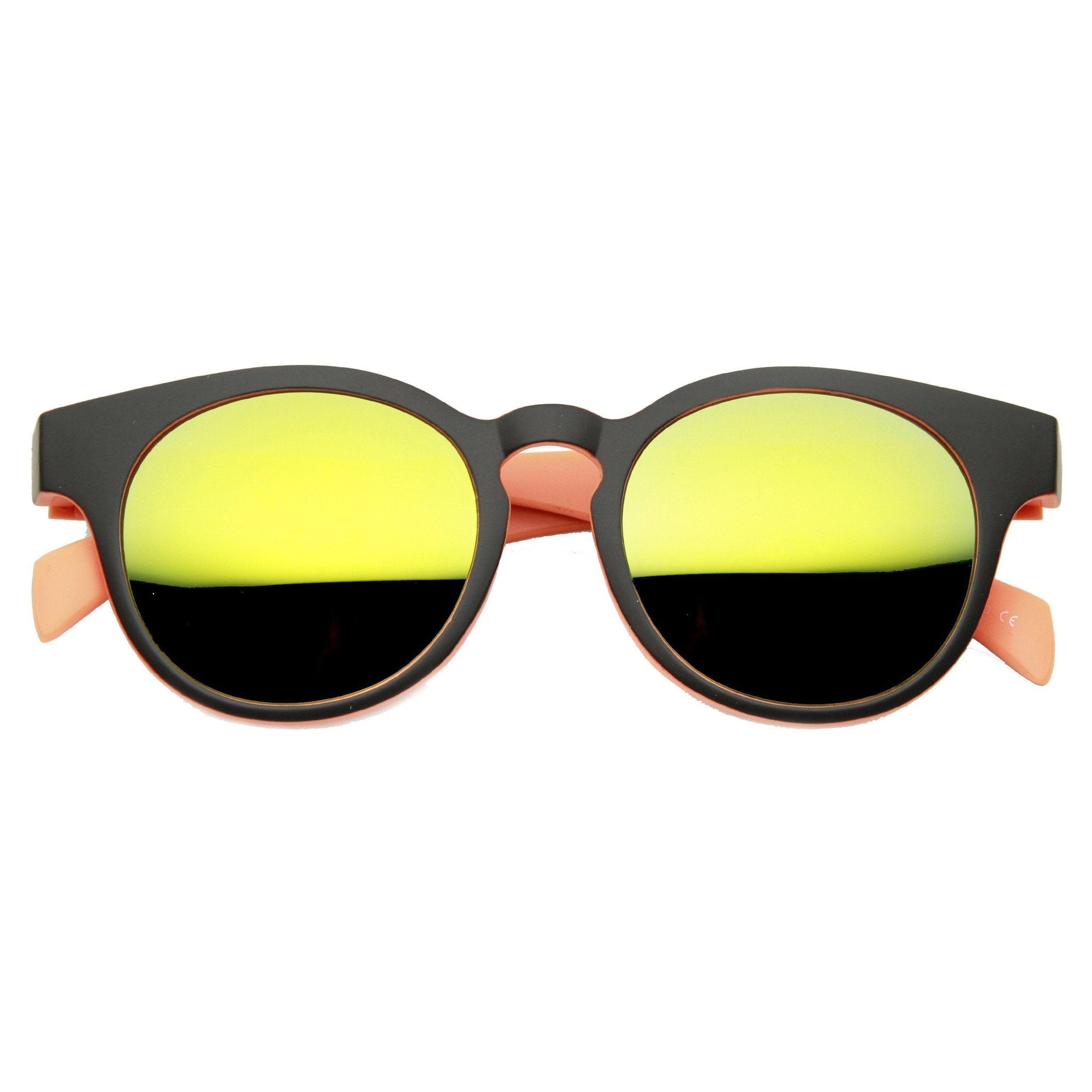Summer Fun Party Round Key Hole Mirror Lens Sunglasses 9599