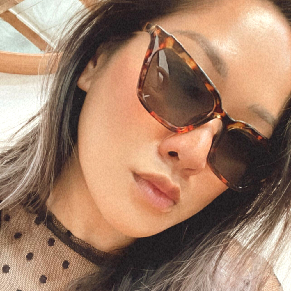 Modern cat top eye sunglasses