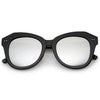 Oversize Women's Cat Eye Mirrored Lens Sunglasses A916