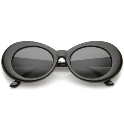 Retro 1990's Fashion Oval Clout Goggle Sunglasses 51mm C381