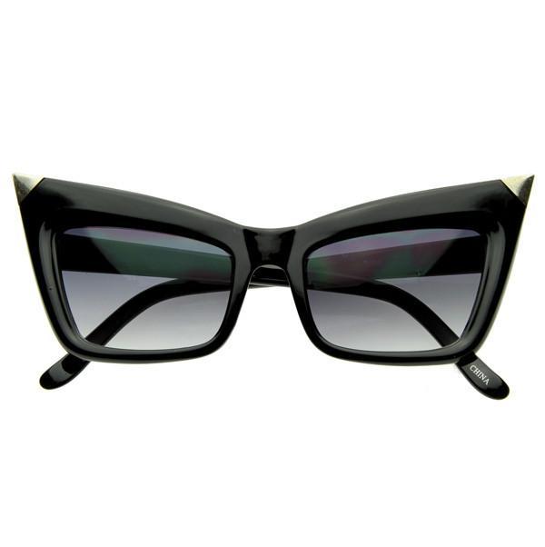 Hot Tip Super Pointed Cat Eye Sunglasses 8181