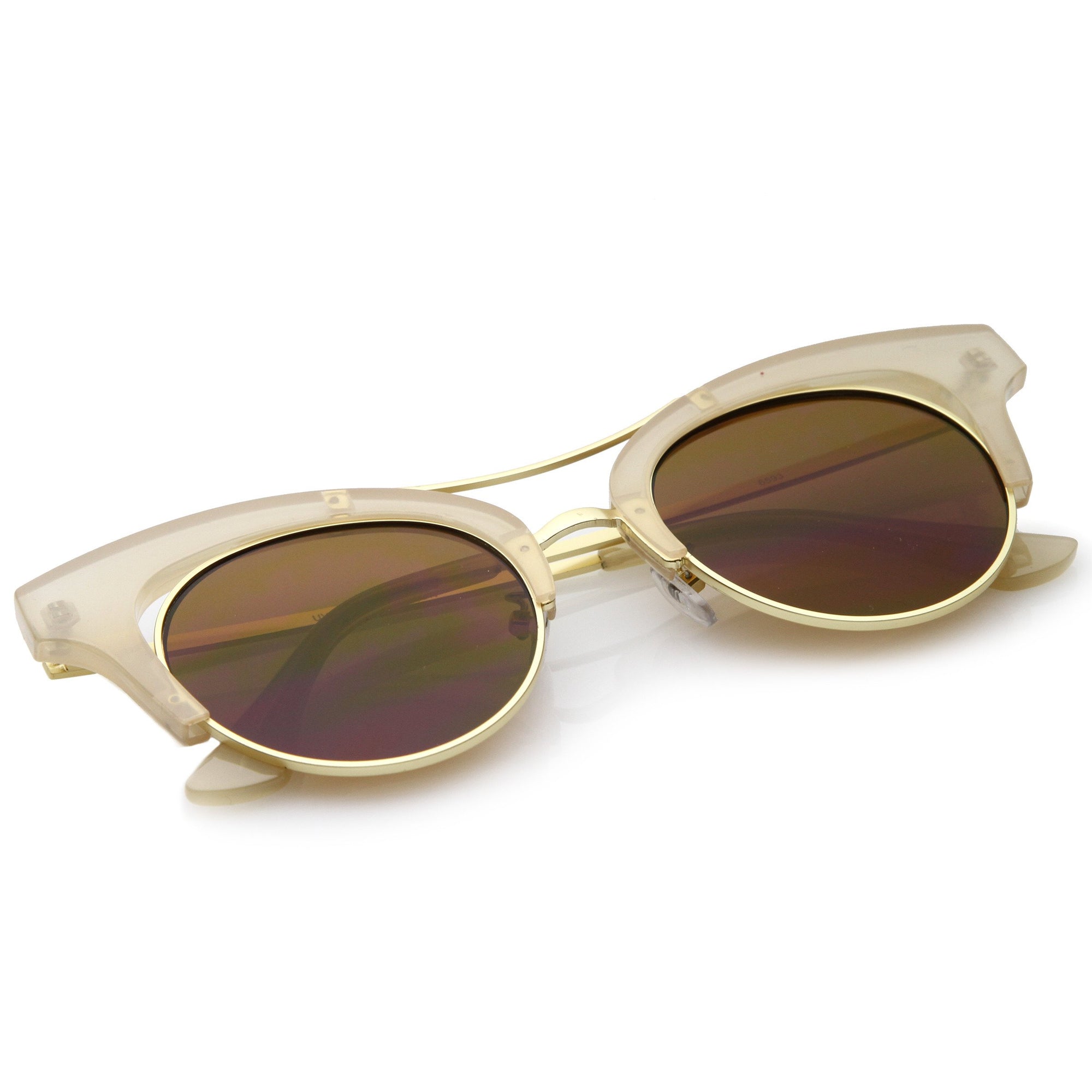 Women's 1950's Inspired Tear Drop Cat Eye Sunglasses - zeroUV