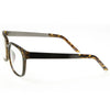 Premium Metal Arm Fashion Square Clear Lens Glasses 8630